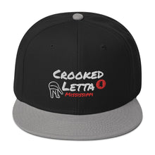 Load image into Gallery viewer, Crooked Letta Snapback hat