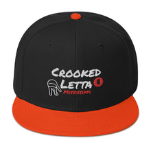 Load image into Gallery viewer, Crooked Letta Snapback hat