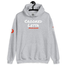 Load image into Gallery viewer, Crooked Letta Unisex Hoodie