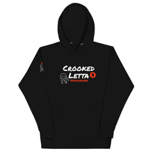 Load image into Gallery viewer, Crooked Letta Red Unisex Hoodie