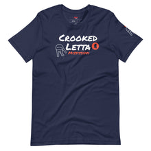 Load image into Gallery viewer, Crooked Letta Short Sleeve Unisex t-shirt
