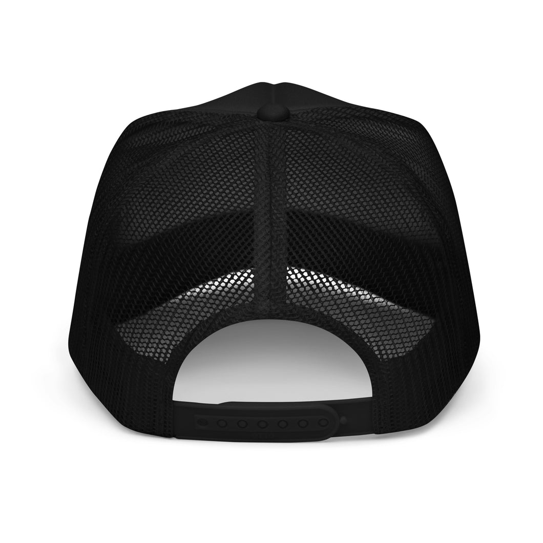 Juice Corp. Yellow logo Foam trucker hat