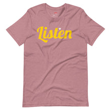Load image into Gallery viewer, Listen Short-sleeve unisex t-shirt

